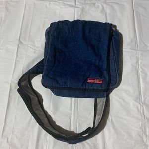 Atomic girl denim cross body bag vintage